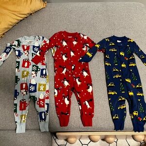 Bundle 3 Hanna Andersson Christmas Pajamas